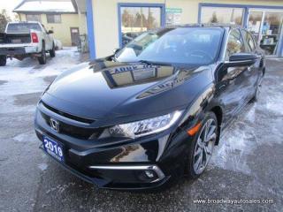 Used 2019 Honda Civic LOADED TOURING-EDITION 5 PASSENGER 1.5L - TURBO.. ECON-MODE-PACKAGE.. NAVIGATION.. POWER SUNROOF.. LEATHER.. HEATED SEATS.. BACK-UP CAMERA.. for sale in Bradford, ON