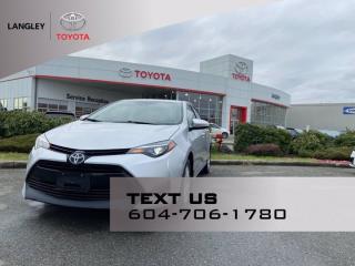 Used 2017 Toyota Corolla LE for sale in Langley, BC