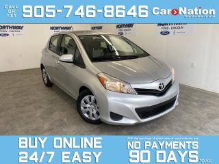 Used 2012 Toyota Yaris LE | HATCHBACK | BLUETOOTH | ONLY 51 KM! for sale in Brantford, ON