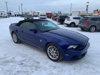 Step into the 2014 Ford Mustang! Get ready to enjoy the wind in your hair and the sun on your face. This 2 door, 4 passenger convertible has not yet reached the 160,000 kilometer mark! Comfort and convenience were prioritized within, evidenced by amenities such as: power door mirrors, a power convertible roof, and much more. Ford made sure to keep road-handling and sportiness at the top of its priority list. Under the hood youll find a 6 cylinder engine with more than 300 horsepower, and for added security, dynamic Stability Control supplements the drivetrain. We pride ourselves in the quality that we offer on all of our vehicles. Please dont hesitate to give us a call.