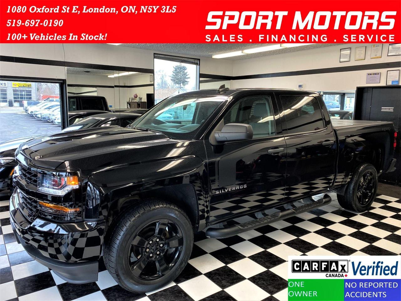 2018 Chevrolet Silverado 1500 Custom 4x4 5.3L V8+RemoteStart+Xenons+CLEAN CARFAX