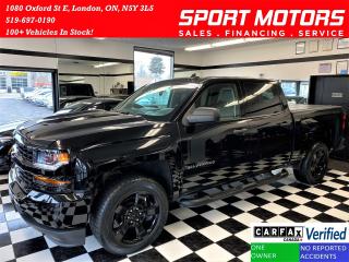 Used 2018 Chevrolet Silverado 1500 Custom 4x4 5.3L V8+RemoteStart+Xenons+CLEAN CARFAX for sale in London, ON