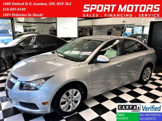 Used 2013 Chevrolet Cruze LT Turbo+Bluetooth+Power Options+CLEAN CARFAX for sale in London, ON