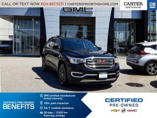 Used 2019 GMC Acadia SLT-1 NAVIGATION - MOONROOF - 7 SEAT for sale in North Vancouver, BC