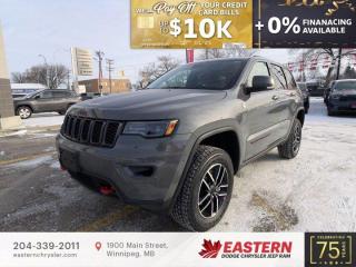 New 2021 Jeep Grand Cherokee Trailhawk | Sunroof | 0% Available | for sale in Winnipeg, MB