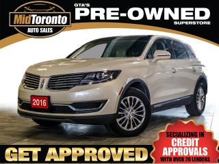 Used 2016 Lincoln MKX Select Plus - Power Panoramic Sun Roof - Leather - Navigation - No Accidents - Excellent Condition for sale in North York, ON