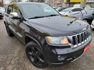 Used 2011 Jeep Grand Cherokee Overland/AWD/NAVI/CAMERA/LEATHER/ROOF/LOADED/ALLOY for sale in Scarborough, ON
