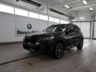 <strong>For inquiries or to book a test drive call us directly 780-484-0000.</strong><br />The BMW X3 stands out confidently from the crowd with its striking design. The extreme emphasis on breadth and X typical elements give the front of the BMW X3 an extremely distinctive look.  Equipped with a gutsy turbo, the X3 delivers practicality and luxury while incorporation plenty of tech.<br /><br /><strong>Optional Packages:</strong><br /><ul><li>DRAVIT GREY METALLIC (Gray)</li><li>BLACK VERNASCA LEATHER</li><li>PREMIUM ENHANCED PACKAGE</li><li>M SPORT PACKAGE</li><li>M SPORT BRAKES (Red)</li><li>UNIVERSAL GARAGE DOOR OPENER</li><li>VENTILATED FRONT SEATS</li><li>DIGITAL COCKPIT PROFESSIONAL</li><li>HIGH-GLOSS BLACK EXTERIOR CONTENTS</li></ul>BMW is committed to providing the highest level of safety, reliability, and performance to ensure you enjoy The Ultimate Driving Experience. Take advantage of BMW’s 4-year 80,000 KM’s manufacture warranty with free maintenance included for 4-year 80,000 KM’s and receive 24 Hour Roadside Assistance making sure you’re covered no matter where your travel plans take you.<br />Bavaria BMW is one of Canada’s leading BMW dealership’s offering clients an experience tailored to their needs. Whether you are shopping for pre-owned or brand new, Bavaria BMW provides many services before and after purchase to ensure that you have an outstanding experience every time.<br />