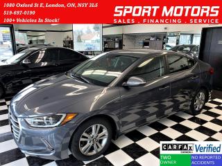 Used 2017 Hyundai Elantra GL+ApplePlay+Camera+Blind Spot+CLEAN CARFAX for sale in London, ON