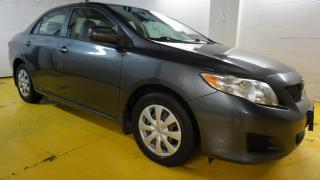 Used 2010 Toyota Corolla CE 5SPD MANUAL CERTIFIED *FREE ACCIDENT* AUX *2ND WINTER TIRES* for sale in Milton, ON