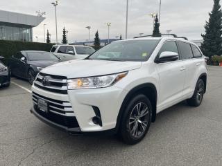 Used 2018 Toyota Highlander LE, Certified for sale in North Vancouver, BC