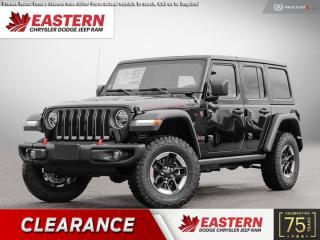 New 2021 Jeep Wrangler Unlimited Rubicon | Backup Camera | Remote Start | for sale in Winnipeg, MB