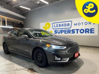 Used 2019 Ford Fusion Hybrid Titanium Hybrid * Sunroof * Heated & Cooled Leather Seats * Navigation * 205/65/16 Winter Tires W/ Steel Rims * 18 Alloy Rims *Back Up Camera * Push for sale in Cambridge, ON