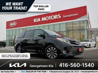 Used 2018 Toyota Sienna LIMITED AWD | CLN CRFX | NAV | 55K | DUAL SUNROOF for sale in Georgetown, ON