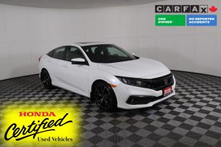 Used 2020 Honda Civic Sport 1 OWNER - NO ACCIDENTS | SUNROOF | HEATED SEATS | ADAPTIVE CRUISE | REMOTE START for sale in Huntsville, ON