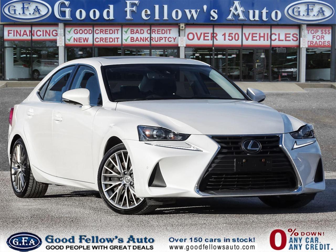 2018 Lexus IS LUXURY PKG, AWD, NAVIGATION, POWER MOONROOF, LDW