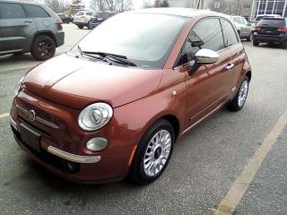 Used 2013 Fiat 500 Lounge Hatchback for sale in Leamington, ON