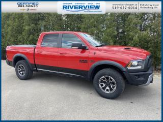 Used 2017 RAM 1500 Rebel Leather Upholstery | Sunroof | Rear Vision Camera | Navigation | 4WD | RamBox Cargo for sale in Wallaceburg, ON