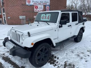 Used 2015 Jeep Wrangler Sahara Unlimited/4X4/3.6L/ONE OWNER/SAFETY INCLUDE for sale in Cambridge, ON