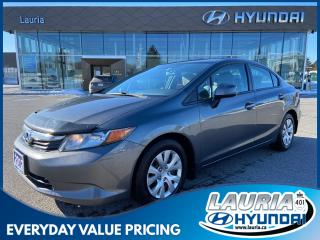 Used 2012 Honda Civic Sdn LX AUTO for sale in Port Hope, ON
