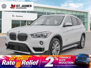 Used 2018 BMW X1 xDrive28i | CLEAN CARFAX | HEADS UP DISPLAY | PANORAMIC SUNROOF | With Navigation & for sale in Winnipeg, MB