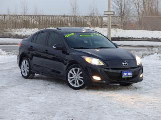 Used 2010 Mazda MAZDA3 GT,LEATHER,NAVIGATION,CERTIFIED,NO-ACCIDENT,LOADED for sale in Mississauga, ON