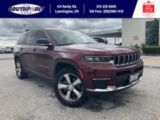 Used 2021 Jeep Grand Cherokee L Limited LTD|4X4|NAV|HTD & COOLED SEATS|HTD STEERING for sale in Leamington, ON