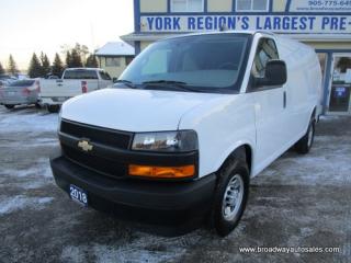 Used 2018 Chevrolet Express 3/4 TON CARGO-MOVING 2 PASSENGER 4.3L - V6.. SHORTY.. TOW SUPPORT.. AIR CONDITIONING.. BARN-DOOR-ENTRANCES.. BACK-UP CAMERA.. for sale in Bradford, ON