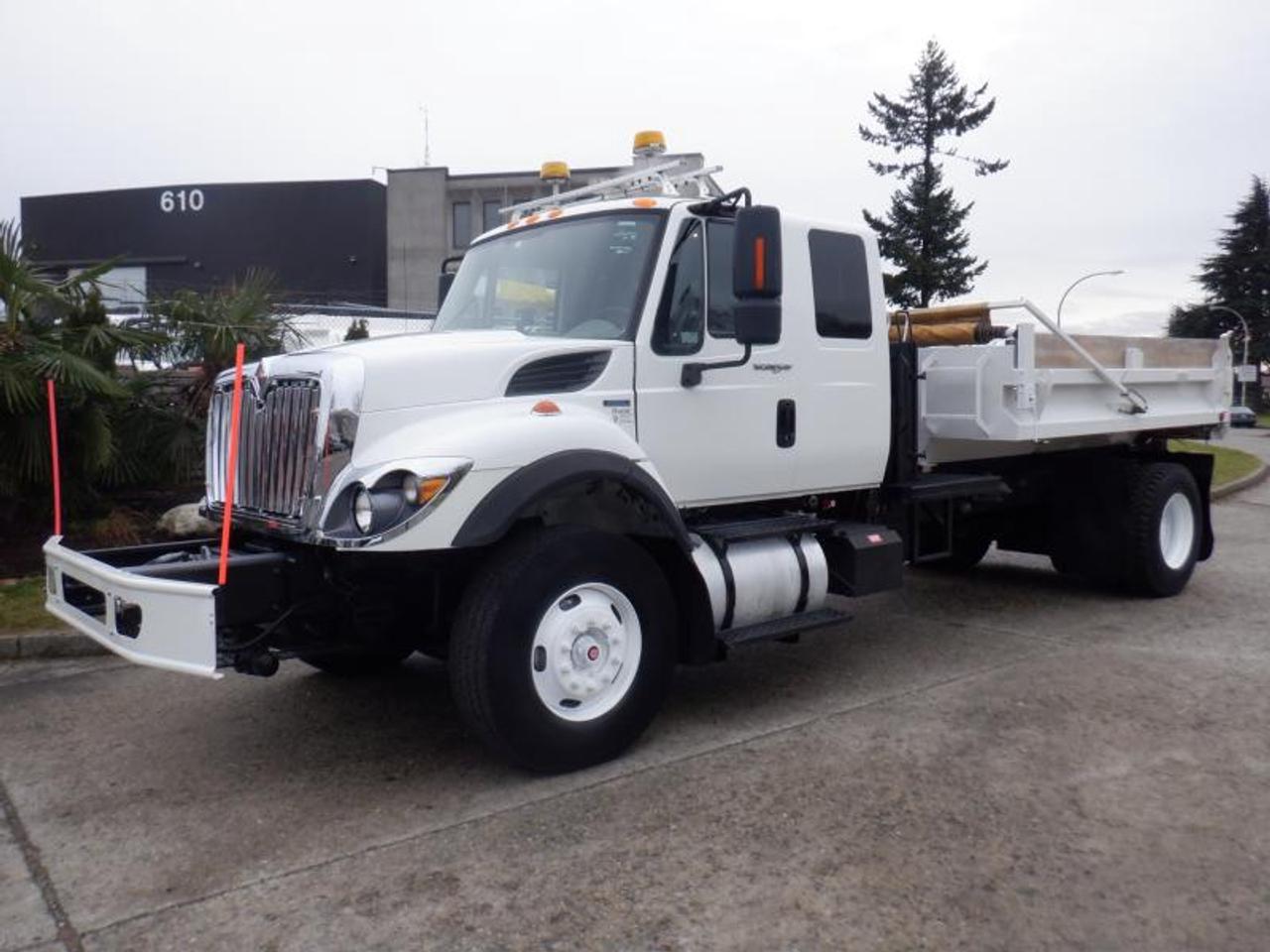 2010 International 7300 Work Star Dump Hook Truck Air Brakes Diesel, 7.6L L6 DIESEL engine, 2 door, automatic, 4X2, cruise control, air conditioning, AM/FM radio, CD player, power door locks, power windows, power mirrors, white exterior, grey interior, cloth.  Engine hours: 9213, Engine PTO hours: 2448 Certificate and Decal valid to July 2022. Dump Measurements: 15 foot length, Depth: 3 foot, Width: 91 inches.(All the measurements are deemed to be true but are not guaranteed).  $40,800.00 plus $375 processing fee, $41,175.00 total payment obligation before taxes.   Listing report, warranty, contract commitment cancellation fee, financing available on approved credit (some limitations and exceptions may apply). All above specifications and information is considered to be accurate but is not guaranteed and no opinion or advice is given as to whether this item should be purchased. We do not allow test drives due to theft, fraud, acts of vandalism and undetectable impaired driving. Instead we provide the following benefits: Complimentary Warranty (with options to extend), Limited Money Back Satisfaction Guarantee on Fully Completed Contracts, Contract Commitment Cancellation, and an Open-Ended Sell-Back Option. Ask seller for details or call 604-522-REPO(7376) to confirm listing availability.