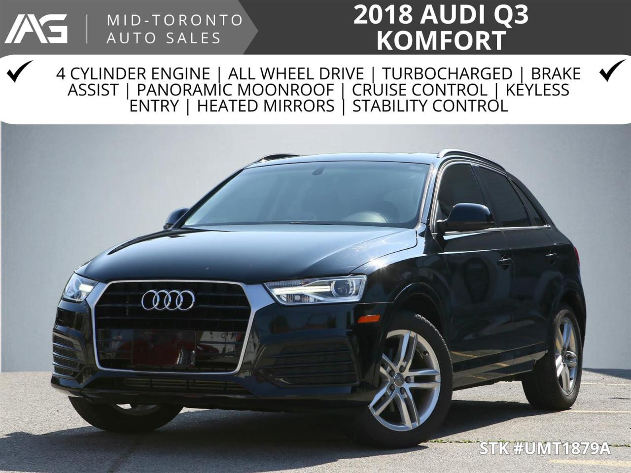 Used 2018 Audi Q3 Premium quattro for sale in North York, ON