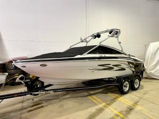 <div>Only 124 hours on this very sought after Four Winns H200 SS. Fully optioned with a 5.0 L MPI MerCruiser, high five Stainless Steel prop, retractable tower with speakers, high-end Sony sound system and subwoofer. Bolstered Sport seating, Snap-in carpet, bow and cockpit storage and travel cover. Beautifully finished stainless steel hardware, cupholders, built-in coolers and tons of storage. This boat comes as a package with the factory original Four Winns tandem axle trailer. Connect with Jeff or Joe to come see this boat. Parked inside our Heated Showroom!</div><div> </div>