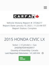 2015 Honda Civic EX - Photo #12