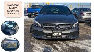 Used 2018 Mercedes-Benz CLA-Class LOW KM 4MATIC AWD NAVIGATION CAMERA PANORAMIC ROOF for sale in Oakville, ON