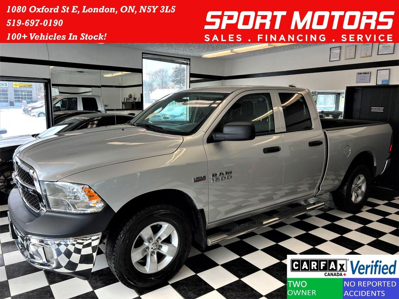 2018 RAM 1500 ST 5.7L V8 HEMI 4x4+Camera+Bluetooth+CLEAN CARFAX