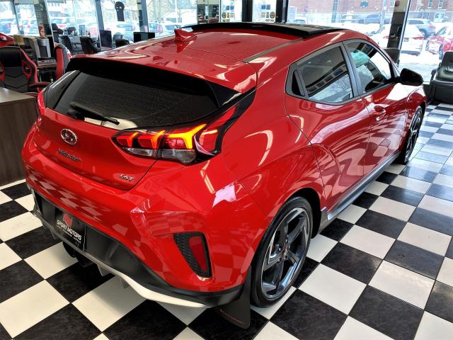 2019 Hyundai Veloster Turbo Tech+Roof+BORLA EXHAUST+CLEAN CARFAX Photo4