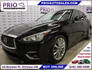 Used 2018 Infiniti Q50 LUXE AWD for sale in Ottawa, ON