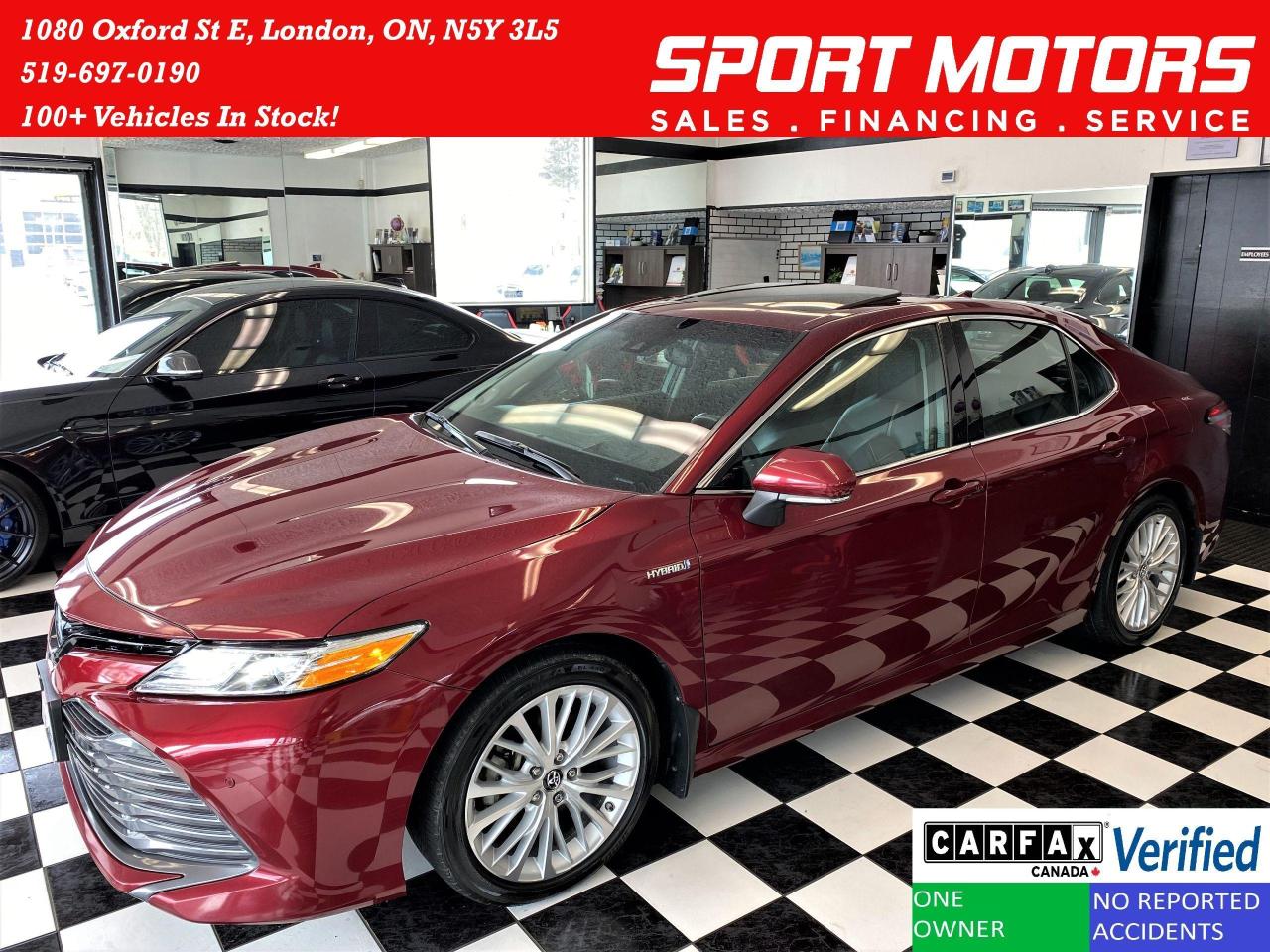 2018 Toyota Camry XLE Hybrid+Leather+Roof+AdaptiveCruise+CLEANCARFAX