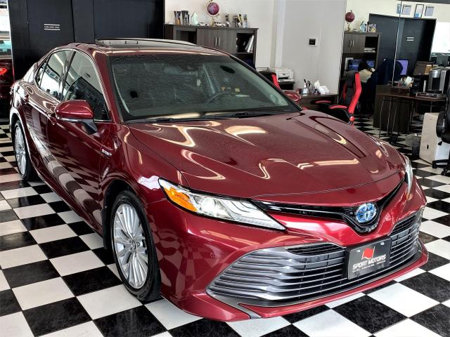 2018 Toyota Camry XLE Hybrid+Leather+Roof+AdaptiveCruise+CLEANCARFAX Photo5