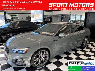 <p style=box-sizing: border-box; padding: 0px; margin: 0px 0px 1.375rem;>ONE Owner! Clean CarFax! Accident Free! Balance of Audi Comprehensive Factory Warranty! Finance Today, NO HIDDEN FEES! Rates @ 3.49% With Up To 6 Months Payment Deferral O.A.C.</p><p style=box-sizing: border-box; padding: 0px; margin: 0px 0px 1.375rem;>**This vehicle is eligible for a guaranteed rate of 3.49%. Open 96 Months Term**</p><p style=box-sizing: border-box; padding: 0px; margin: 0px 0px 1.375rem;><strong style=box-sizing: border-box; background-color: #ffffff; color: #ff0a0a;>**ALL INCLUSIVE, HAGGLE-FREE PRICING**</strong></p><p style=box-sizing: border-box; padding: 0px; margin: 0px 0px 1.375rem;>Apply For Financing On WWW.SPORT MOTORS.CA/FINANCING</p><p style=box-sizing: border-box; padding: 0px; margin: 0px 0px 1.375rem;>S5 W/Black Optics PKG+Red Leather+Red Calipers+Carbon Fiber Interior Trims+(Active Blind Spot Detection)+Navigation+360 Camera+Front & Rear Parking Sensors+Adaptive LED Lights+Navigation+Panoramic Sunroof+Power Leather Heated Memory Front Seats+Heads Up Display+Bluetooth+Band & Olufsen Sound System+Electric Sun Shades +BALANCE OF AUDI COMPREHENSIVE FACTORY WARRANTY (Valid Until August 21st, 2024 or 80,000 KMs)</p><p style=box-sizing: border-box; padding: 0px; margin: 0px 0px 1.375rem;>Welcome to Sport Motors & Thank you for checking out our ad!</p><p style=box-sizing: border-box; padding: 0px; margin: 0px 0px 1.375rem;>--519-697-0190--</p><p style=box-sizing: border-box; padding: 0px; margin: 0px 0px 1.375rem;>Want to see 70+ high quality pictures? Please visit our website @ WWW.SPORTMOTORS.CA </p><p style=box-sizing: border-box; padding: 0px; margin: 0px 0px 1.375rem;>OVER 100 VEHICLES IN STOCK!</p><p style=box-sizing: border-box; padding: 0px; margin: 0px 0px 1.375rem;>$72,799</p><p style=box-sizing: border-box; padding: 0px; margin: 0px 0px 1.375rem;>Taxes and licencing extra</p><p style=box-sizing: border-box; padding: 0px; margin: 0px 0px 1.375rem;>NO HIDDEN FEES</p><p style=box-sizing: border-box; padding: 0px; margin: 0px 0px 1.375rem;>Price Includes:</p><p style=box-sizing: border-box; padding: 0px; margin: 0px 0px 1.375rem;>-> Safety Certificate (Full inspection exceeding industry standards)</p><p style=box-sizing: border-box; padding: 0px; margin: 0px 0px 1.375rem;>-> 3 Months Warranty</p><p style=box-sizing: border-box; padding: 0px; margin: 0px 0px 1.375rem;>->BALANCE OF AUDI COMPREHENSIVE FACTORY WARRANTY, 4 Years or 80,000 KMs</p><p style=box-sizing: border-box; padding: 0px; margin: 0px 0px 1.375rem;>-> Oil Change</p><p style=box-sizing: border-box; padding: 0px; margin: 0px 0px 1.375rem;>-> CarFax Report</p><p style=box-sizing: border-box; padding: 0px; margin: 0px 0px 1.375rem;>-> Professional Full Interior and exterior detail</p><p style=box-sizing: border-box; padding: 0px; margin: 0px 0px 1.375rem;>  Operating Hours:</p><p style=box-sizing: border-box; padding: 0px; margin: 0px 0px 1.375rem;><span style=box-sizing: border-box; background-color: #f9f9f9; color: #3e414f;>Monday to Thursday: 10:00 AM to 6:00 PM</span></p><p style=box-sizing: border-box; padding: 0px; margin: 0px 0px 1.375rem;><span style=box-sizing: border-box; background-color: #f9f9f9; color: #3e414f;>Friday & Saturday: 10:00 AM to 5:00 PM</span></p><p style=box-sizing: border-box; padding: 0px; margin: 0px 0px 1.375rem;><span style=box-sizing: border-box; background-color: #f9f9f9; color: #3e414f;>Sunday: Closed</span></p><p style=box-sizing: border-box; padding: 0px; margin: 0px 0px 1.375rem;>Financing is available for all situations, students, or if youre new to Canada. ALL WELCOME!</p><p style=box-sizing: border-box; padding: 0px; margin: 0px 0px 1.375rem;>Bad Credit Approved Here At Sport Motors Auto Sales INC! Our Credit Specialists Will Help You Rebuild Your Credit</p><p style=box-sizing: border-box; padding: 0px; margin: 0px 0px 1.375rem;>Please call us or come visit us in person @ 1080 Oxford ST E.</p><p style=box-sizing: border-box; padding: 0px; margin: 0px 0px 1.375rem;>Ask for Extended warranty! Starting @ only $199 </p><p style=box-sizing: border-box; padding: 0px; margin: 0px 0px 1.375rem;>90 days/1,500 Km, $1000 per claim See us for more info</p><p style=box-sizing: border-box; padding: 0px; margin: 0px 0px 1.375rem;>WWW.SPORTMOTORS.CA</p><p style=box-sizing: border-box; padding: 0px; margin: 0px 0px 1.375rem;>We have made every reasonable attempt to ensure options are correct, but please verify with your sales professional. Thank you</p>