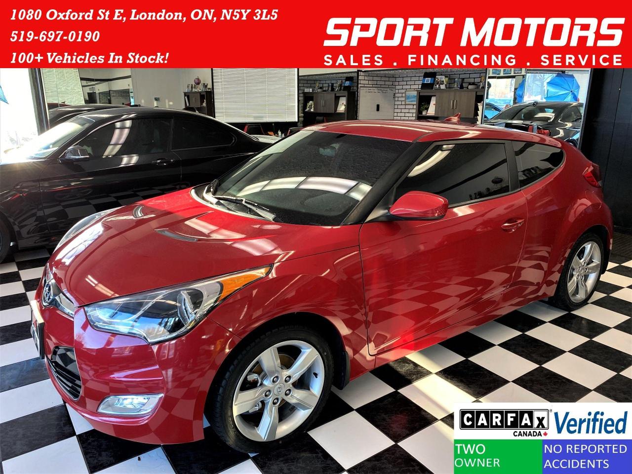 2013 Hyundai Veloster W/Tech+Camera+HeatedSeats+RustProofed+CLEAN CARFAX