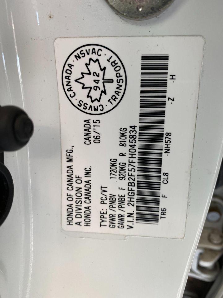 2015 Honda Civic EX+Camera+Roof+Heated Seats+Tinted+Rust Proofed - Photo #42