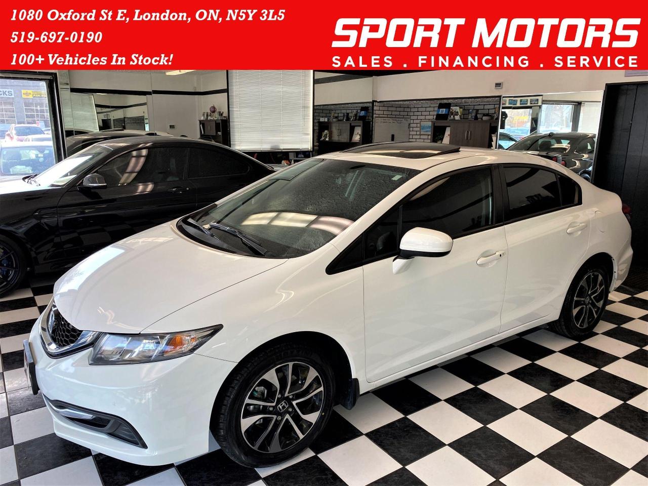 2015 Honda Civic EX+Camera+Roof+Heated Seats+Tinted+Rust Proofed