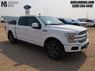<b>Navigation, Leather Interior, Remote Engine Start, Rear View Camera, Reverse Sense System!</b><br> <br> Check out our great inventory of pre-owned vehicles at Novlan Brothers!<br> <br>   The Ford F-Series is the best-selling vehicle in Canada for a reason. Its simply the most trusted pickup for getting the job done. This  2020 Ford F-150 is for sale today in Paradise Hill. <br> <br>The perfect truck for work or play, this versatile Ford F-150 gives you the power you need, the features you want, and the style you crave! With high-strength, military-grade aluminum construction, this F-150 cuts the weight without sacrificing toughness. The interior design is first class, with simple to read text, easy to push buttons and plenty of outward visibility.This  Crew Cab 4X4 pickup  has 139,137 kms. Its  white in colour  . It has a 10 speed automatic transmission and is powered by a  325HP 2.7L V6 Cylinder Engine.  <br> <br> Our F-150s trim level is Lariat. This luxurious Ford F-150 Lariat comes loaded with premium features such as leather heated and cooled seats, body coloured exterior accents, a proximity key with push button start, dynamic hitch assist and Ford Co-Pilot360 that features pre-collision assist, automatic emergency braking and rear parking sensors. Enhanced features also includes unique aluminum wheels, SYNC 3 with enhanced voice recognition featuring Apple CarPlay and Android Auto, FordPass Connect 4G LTE, power adjustable pedals, a powerful audio system with SiriusXM radio, cargo box lights, a smart device remote engine start, dual zone climate control and a handy rear view camera to help when backing out of tight spaces. This vehicle has been upgraded with the following features: Navigation, Leather Interior, Remote Engine Start, Rear View Camera, Reverse Sense System, Bucket Seats, Cd Player. <br> To view the original window sticker for this vehicle view this <a href=http://www.windowsticker.forddirect.com/windowsticker.pdf?vin=1FTEW1EP7LFC69310 target=_blank>http://www.windowsticker.forddirect.com/windowsticker.pdf?vin=1FTEW1EP7LFC69310</a>. <br/><br> <br>To apply right now for financing use this link : <a href=http://novlanbros.com/credit/ target=_blank>http://novlanbros.com/credit/</a><br><br> <br/><br> Payments from <b>$688.40</b> monthly with $0 down for 84 months @ 8.99% APR O.A.C. ( Plus applicable taxes -  Plus applicable fees   ).  See dealer for details. <br> <br>The Novlan family is owned and operated by a third generation and committed to the values inherent from our humble beginnings.<br> Come by and check out our fleet of 40+ used cars and trucks and 50+ new cars and trucks for sale in Paradise Hill.  o~o