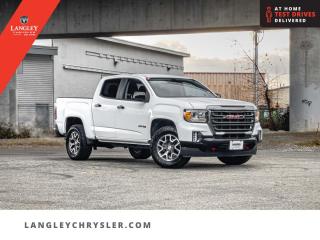 Used 2021 GMC Canyon AT4 w/Leather  Backup Cam/ Leather/ Low KM/ Accident Free for sale in Surrey, BC
