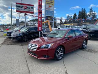 Used 2016 Subaru Legacy 2.5i w/Limited & Tech Pkg for sale in West Kelowna, BC