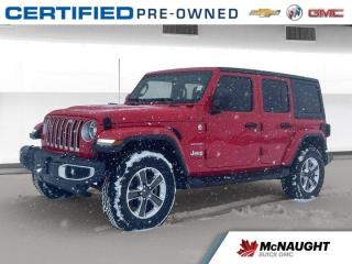 Used 2020 Jeep Wrangler Unlimited Sahara 2.0L 4WD | Remote Start | Heated Steering Wheel for sale in Winnipeg, MB