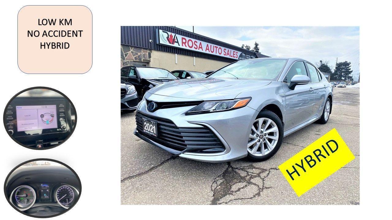 2021 Toyota Camry Hybrid LE AUTO LOW KM NO ACCIDENT FACTORY WARRANTY - Photo #1