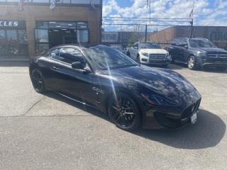 2016 Maserati GranTurismo S, a Great Performance Coupe !<br><br>AMAZING CONDITION, this 2016 Maserati Gran Turismo S comes with a 4.7 LITRE 8 CYLINDER MOTOR that puts out 454 HORSEPOWER.<br><br>Interior includes: LEATHER HEATED PININFARINA LEATHER SEATS and a GREAT SOUNDING STEREO SYSTEM.<br><br>Well reviewed:  The 2016 Maserati GranTurismo lives up to its name as a grand touring coupe that is equally adept at comfortable road-tripping and tearing up curving mountain passes,  (edumunds.com).<br><br> The GranTurismo range has been engineered to give its occupants greater ride comfort than ever before, while also providing even more responsiveness in performance driving. Delivering a superb ride as well as extreme sporting grip and handling, it gives the GranTurismo an all-round ability found in few sports coupes, (carrrs.com).<br><br>Driving aids include: NAVIGATION and PROXIMITY SENSORS !<br><br>Comes complete with power locks, power windows, and keyless remote entry.<br><br>This car has safety included in the advertised price.<br><br>Please Note: HST and Licensing is an additional fee separate from the advertised price. <br><br>We have a strong confidence in our cars, if you want to have a car inspected, Vision Fine Cars welcomes it.<br>  <br>Certain Crypto-Currency accepted as payment, Charges will apply.<br><br><br>