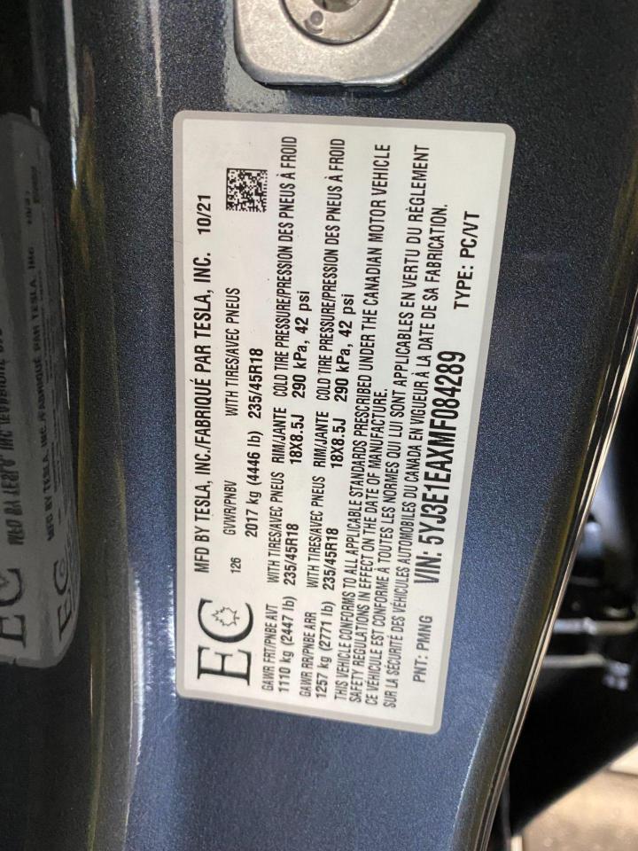 2021 Tesla Model 3 Standard Range Plus *Brand New* 3.49% For 96 Month - Photo #43