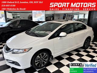 Used 2013 Honda Civic EX+Camera+Roof+Heated Seats+ACCIDENT FREE for sale in London, ON